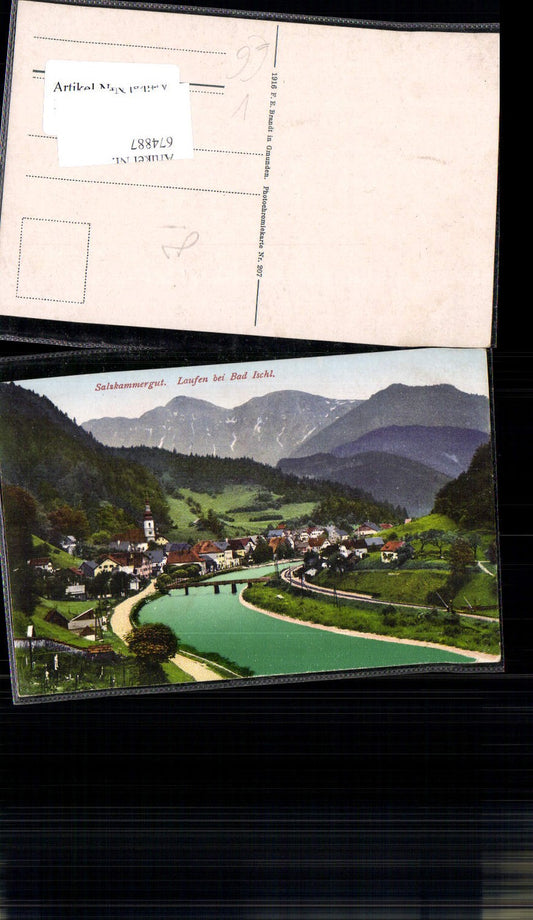 674887,Laufen bei Bad Ischl Salzkammergut pub F.E. Brandt 207