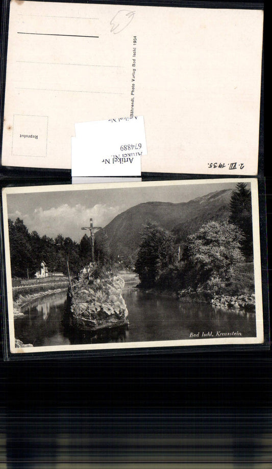 674889,Bad Ischl Salzkammergut Kreuzstein Kreuz pub Bährendt