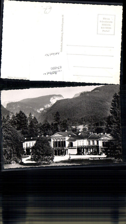 674890,Bad Ischl Salzkammergut Kaiserliche Villa