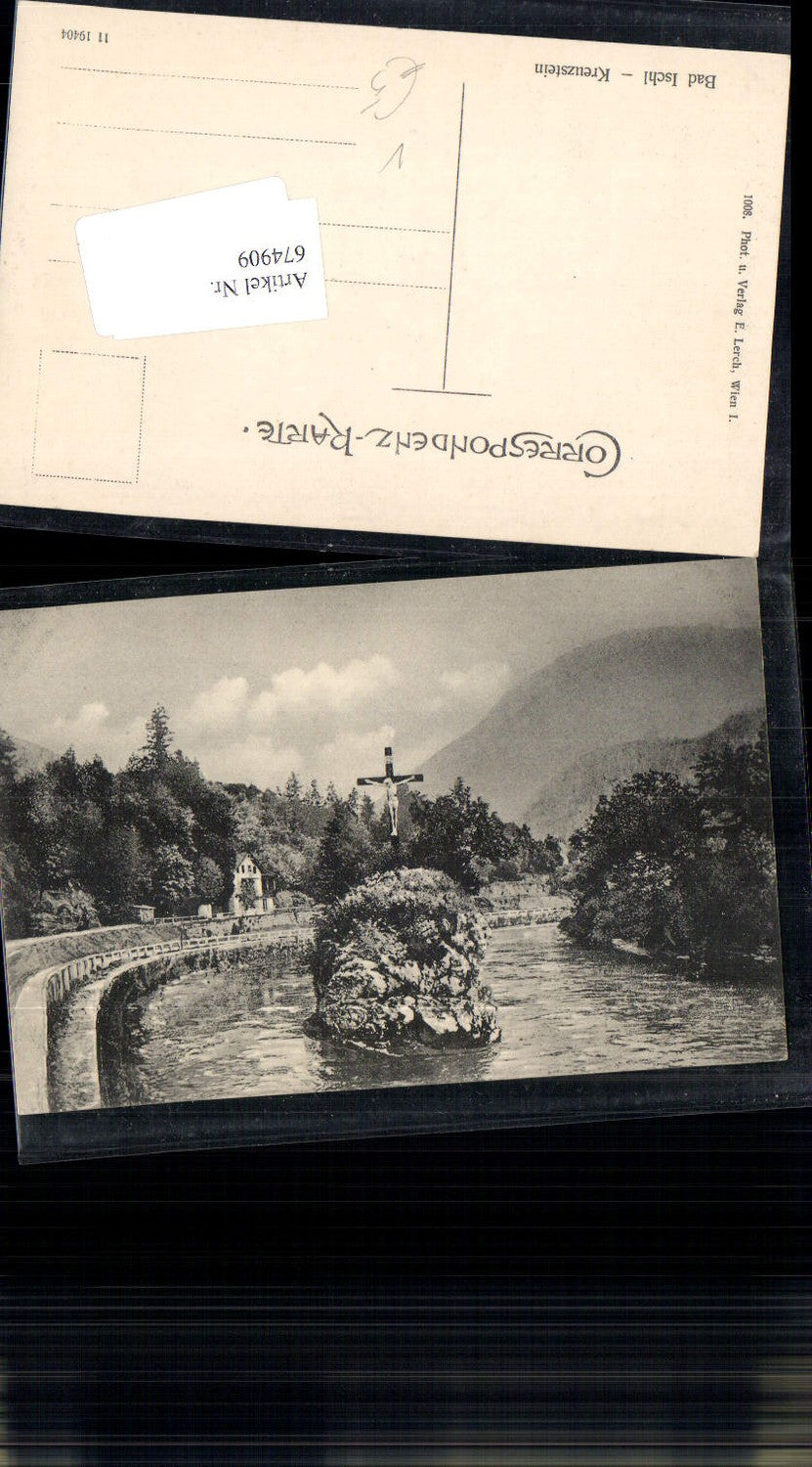 674909,Bad Ischl Salzkammergut Kreuzstein pub E. Lerch 1008