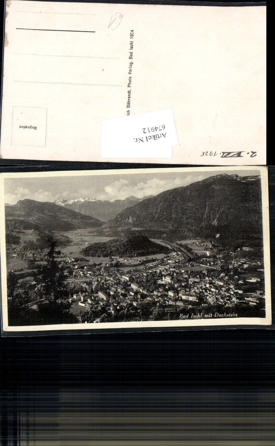 674912,Laufen bei Bad Ischl Salzkammergut pub F.E. Brandt 731