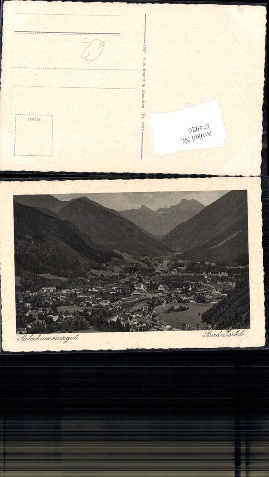 674926,Bad Ischl Salzkammergut pub Brandt 7067