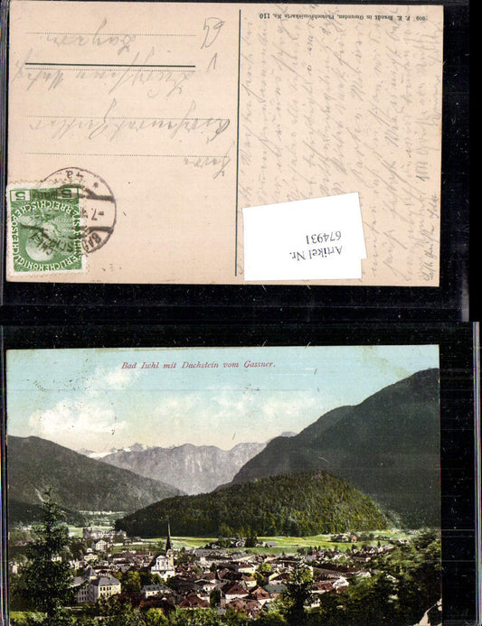 674931,Bad Ischl Salzkammergut pub F.E. Brandt 110