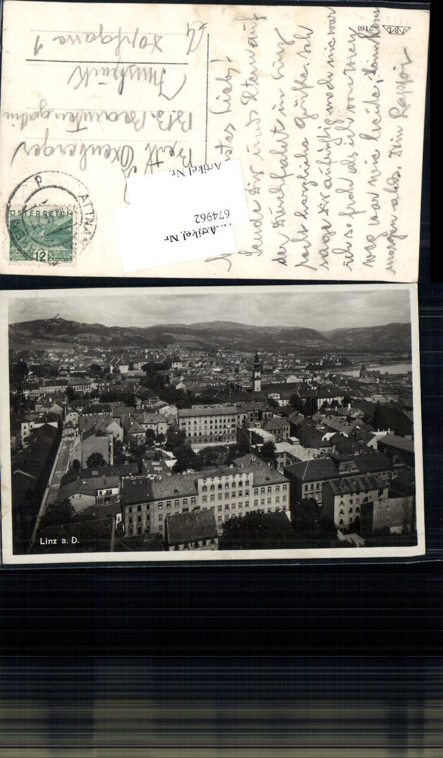 674962,Linz an der Donau Teilansicht