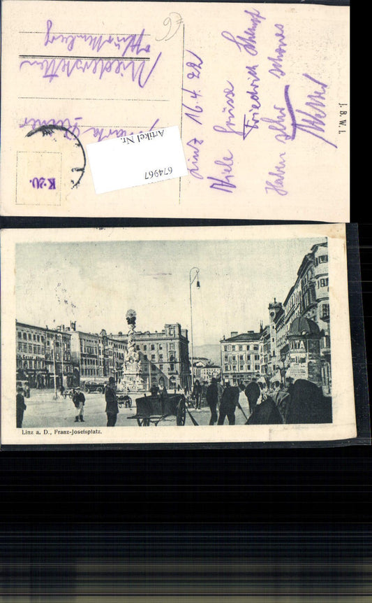 674967,Linz an der Donau Franz Josefsplatz