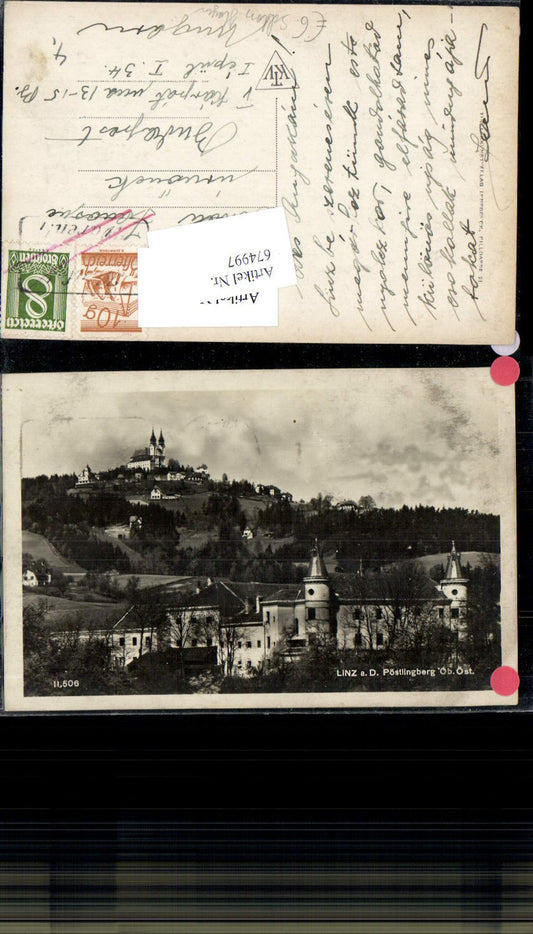 674997,Linz an der Donau Hagen m. Pöstlingberg