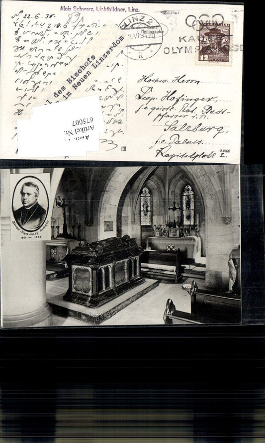 675007,Linz an der Donau Bischof Franz Josef Rudigier Dom