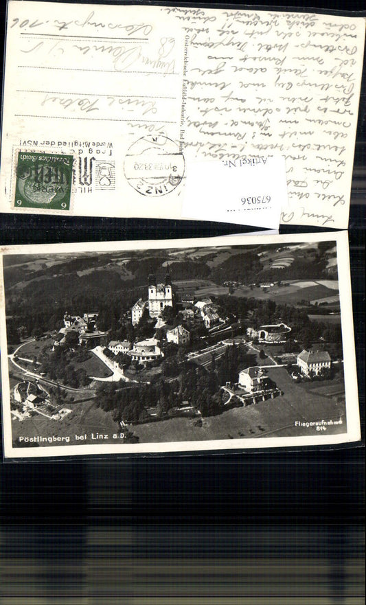 675036,Linz an der Donau Fliegeraufnahme 814 Pöstlingberg