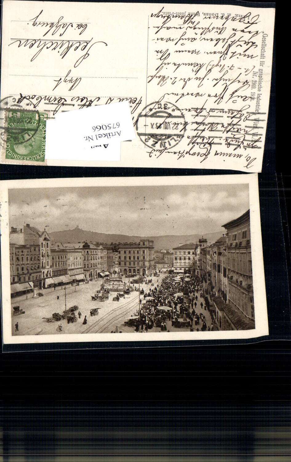 675066,Linz an der Donau Hauptplatz nach Seekirchen