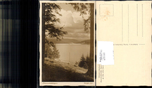 Foto-AK Foto Roth Bühlertal Schwarzenbachsperre Murgwerk Talsperre Forbach