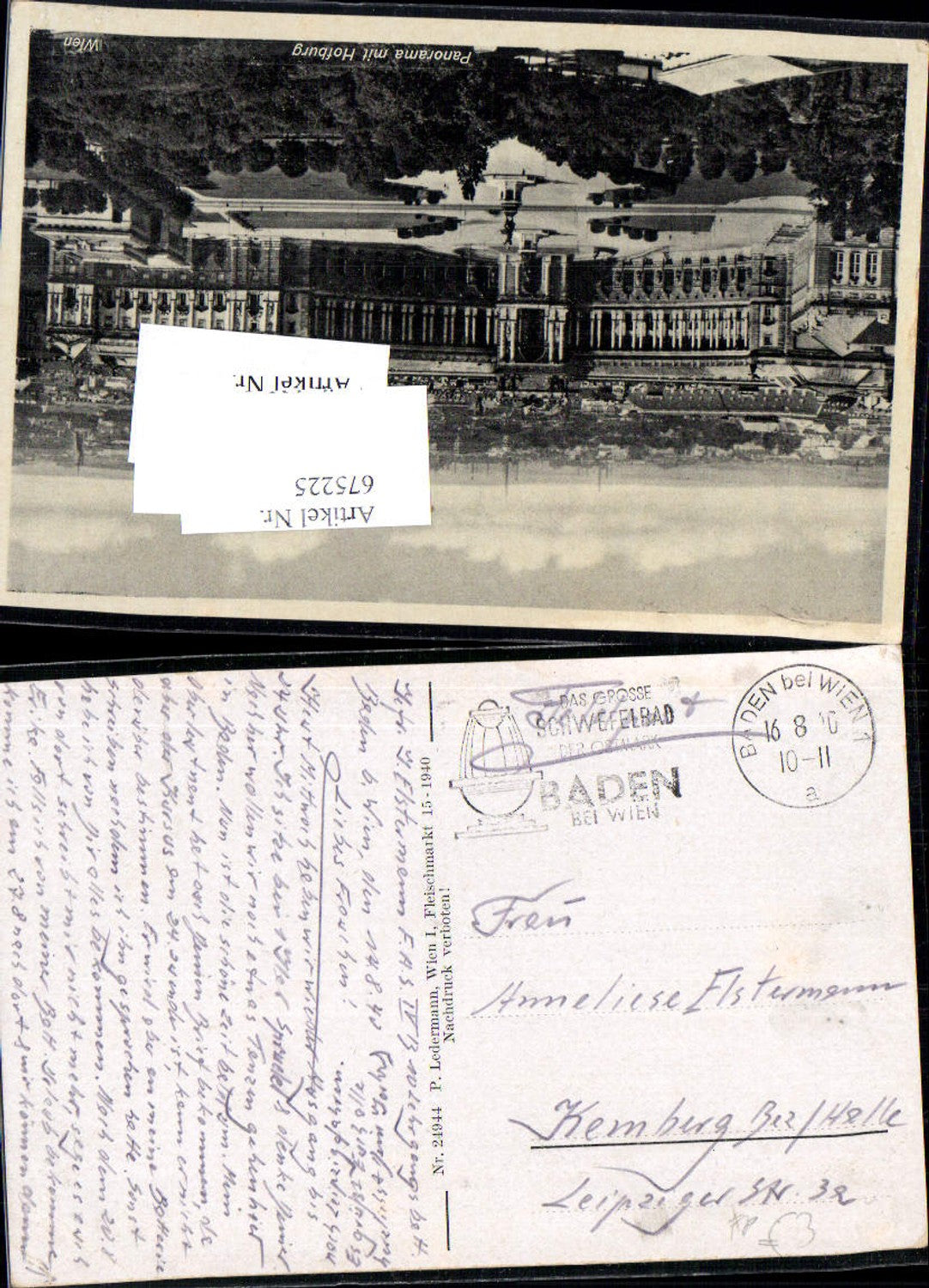 Alte Ansichtskarte – Old Postcard