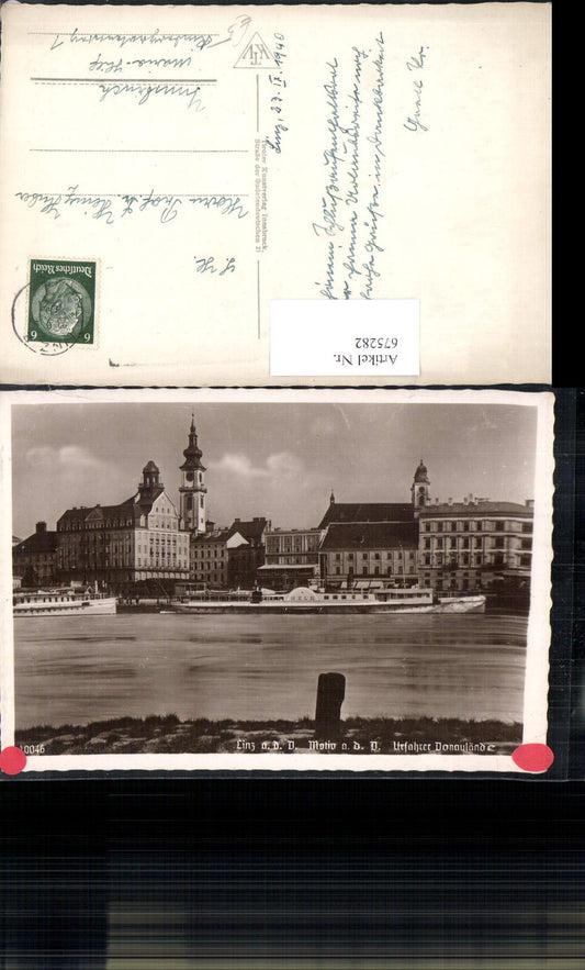 675282,Linz an der Donau Urfahr Dampfer Melk Donaulände