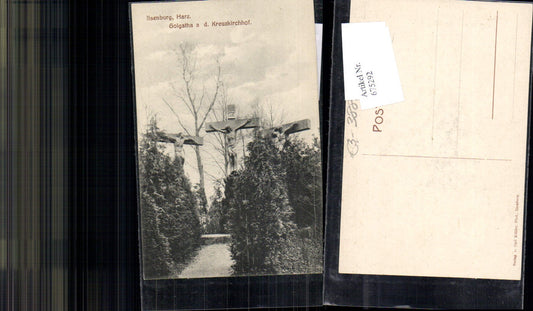 675292,Ilsenburg im Harz Golgatha Kreuzkirchhof Kreuz