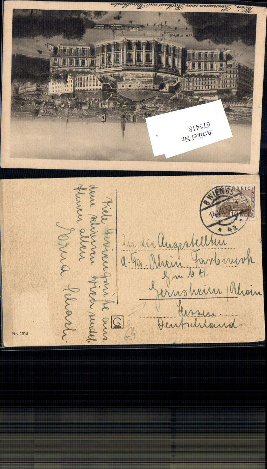 Alte Ansichtskarte – Old Postcard