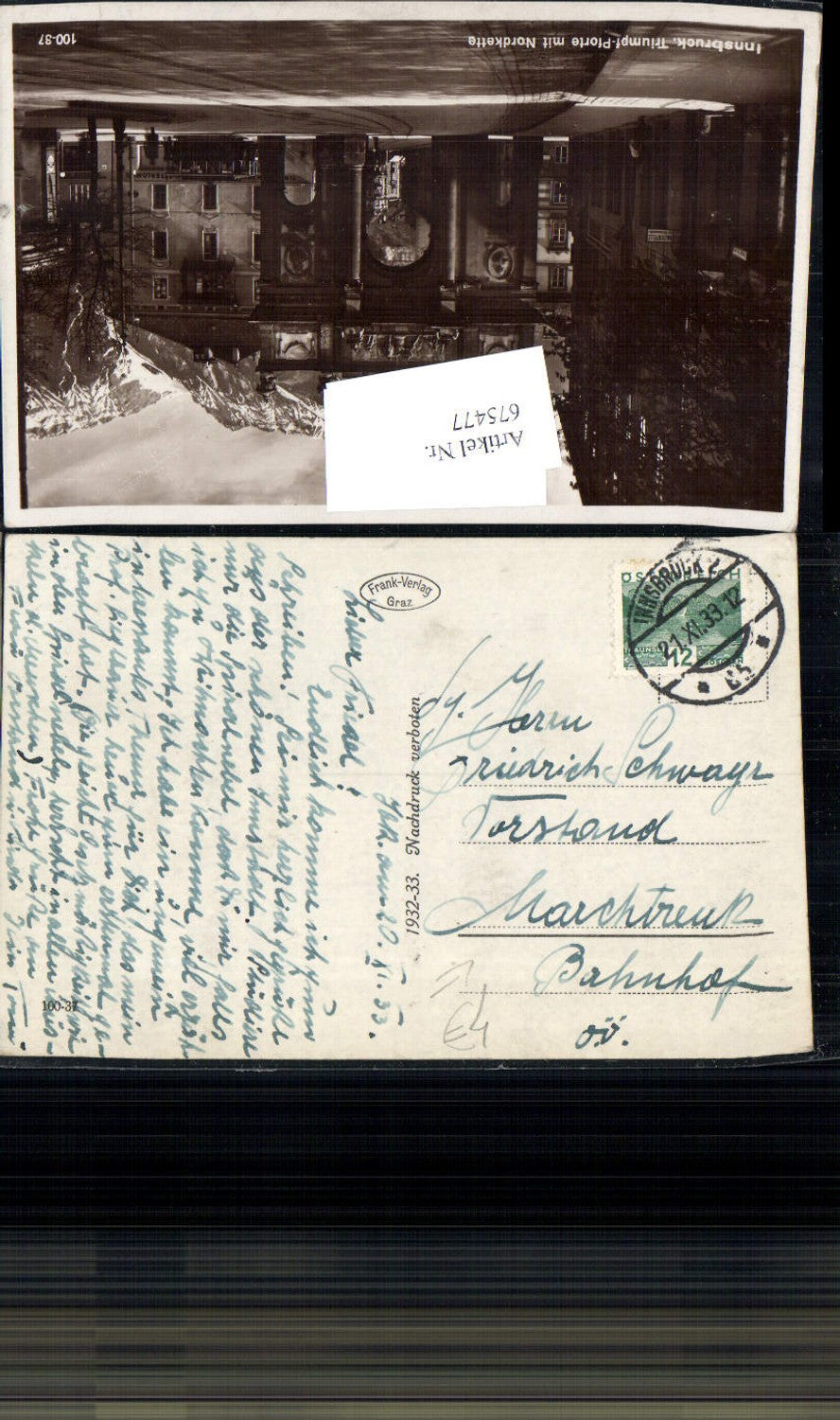 Alte Ansichtskarte – Old Postcard