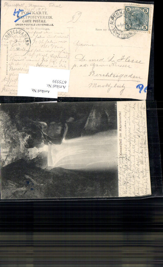 675559,Kaprunertal Kaprun Moserboden Zell am See Kesselfall