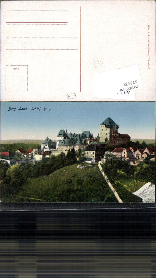 675578,Bergisches Land Schloss Burg Stadt
