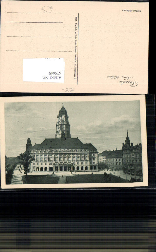 675649,Dresden Neues Rathaus Ringstraße