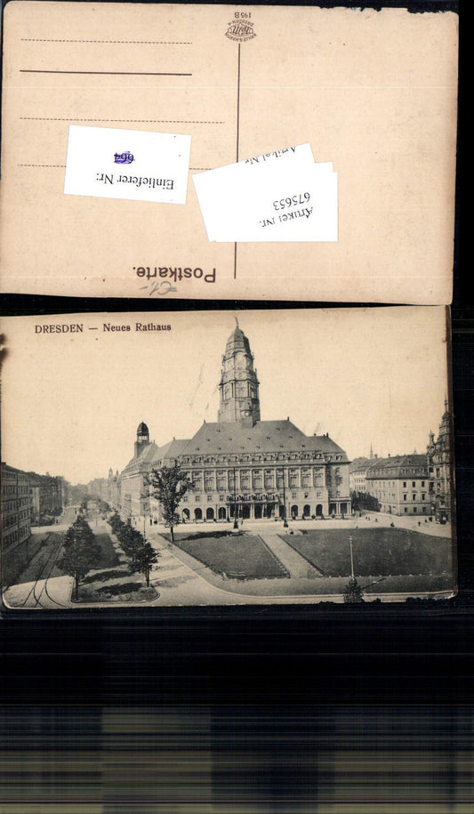 675653,Dresden Neues Rathaus Ringstraße