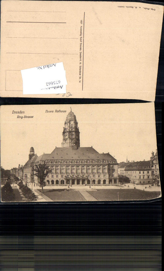 675662,Dresden Neues Rathaus Ringstraße