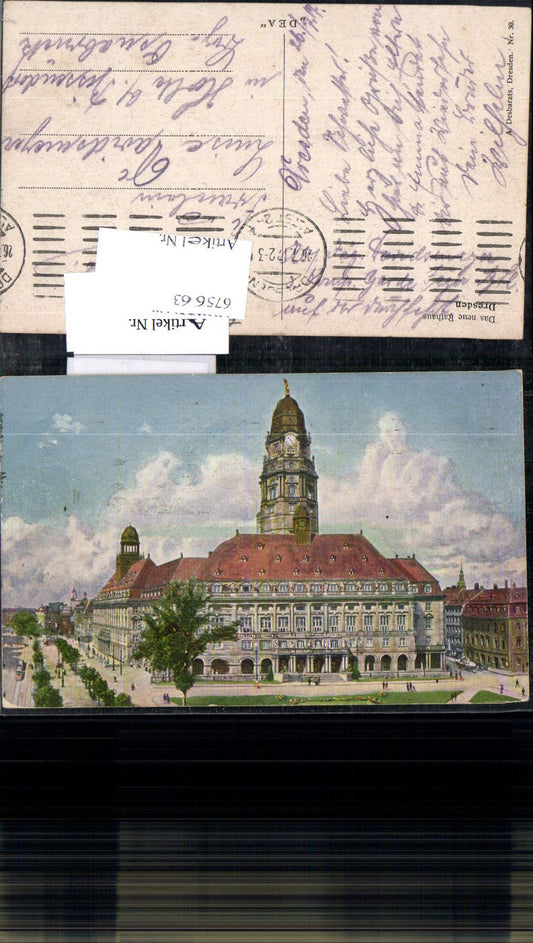 675663,Dresden Neues Rathaus Ringstraße