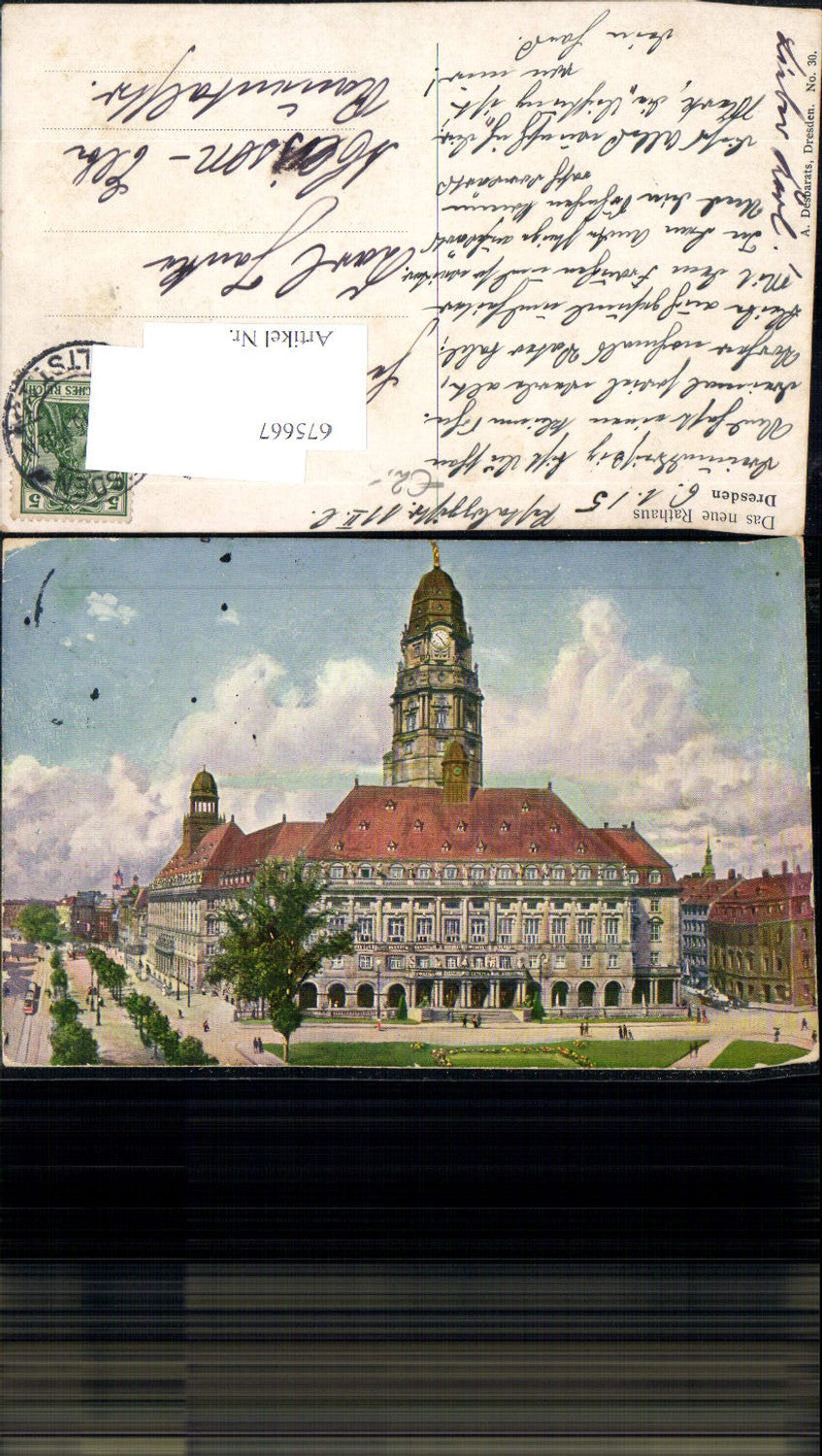 675667,Dresden Neues Rathaus Ringstraße
