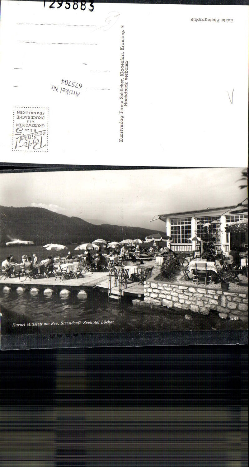 675704,Millstatt am See Strandbad Cafe Löcker