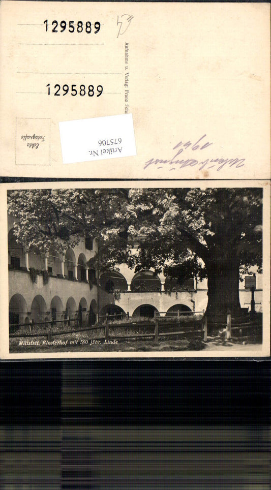 675706,Millstatt am See Klosterhof 1000 jährige Linde Baum