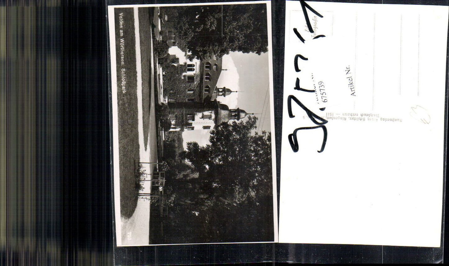 675739,Velden am Wörthersee Schlosspark Schloss