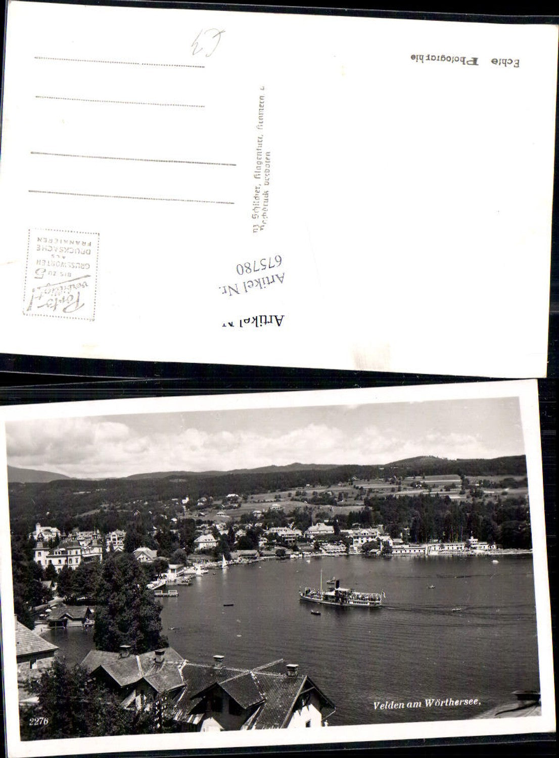 675780, Velden am Wörthersee Steamer Ship