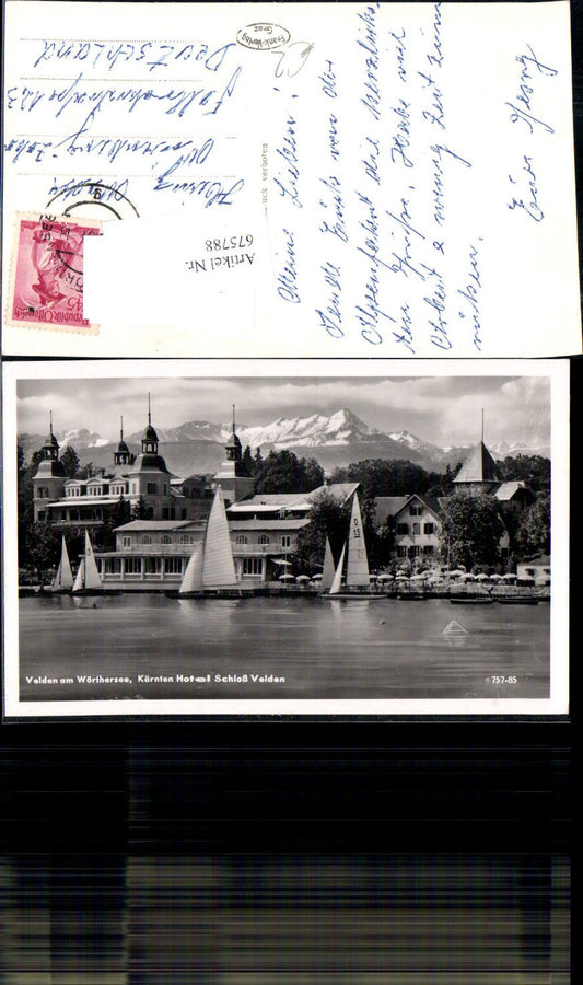 675788,Velden am Wörthersee Segelboot Segelschiffe