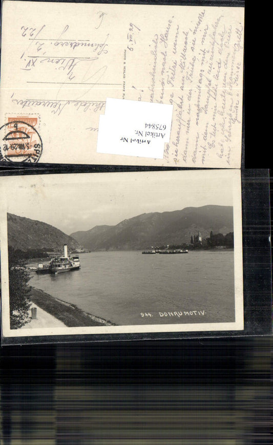 675844,Partie bei Weissenkirchen Spitz an der Donau Dampfer Wachau