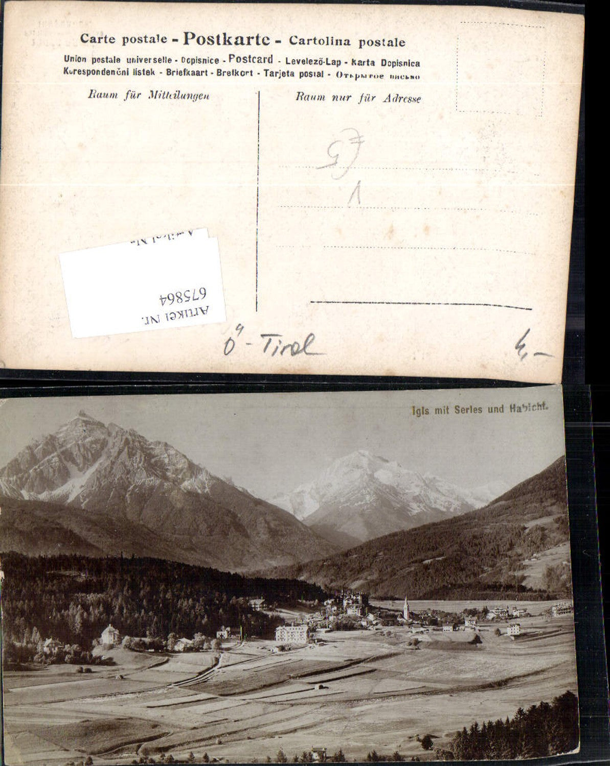 Alte Ansichtskarte – Old Postcard