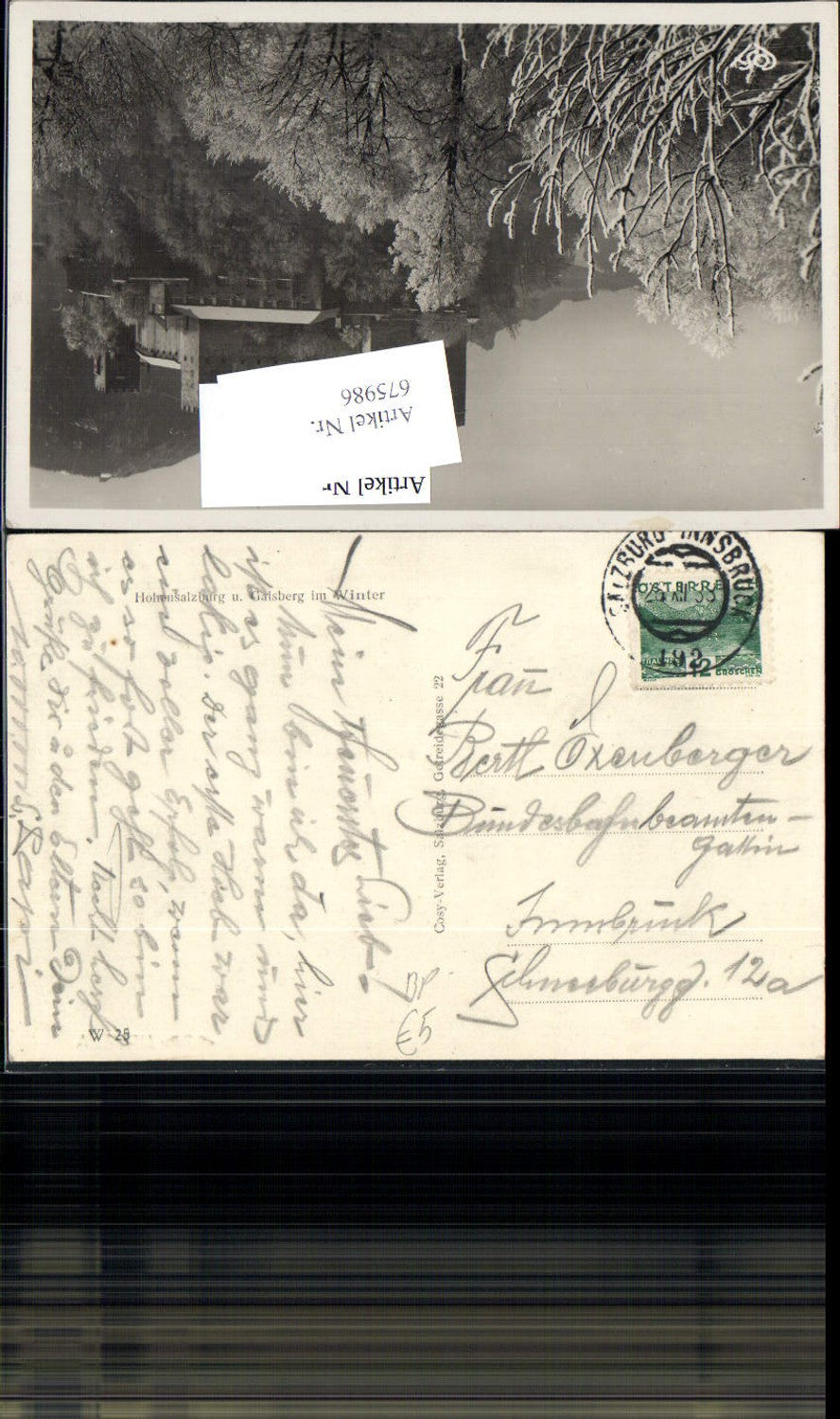 Alte Ansichtskarte – Old Postcard