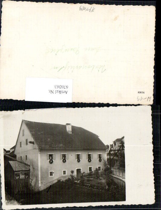 seltene Foto-AK Gunzing b. Lohnsburg am Kobernaußerwald Ried im Innkreis Zirbenrichten