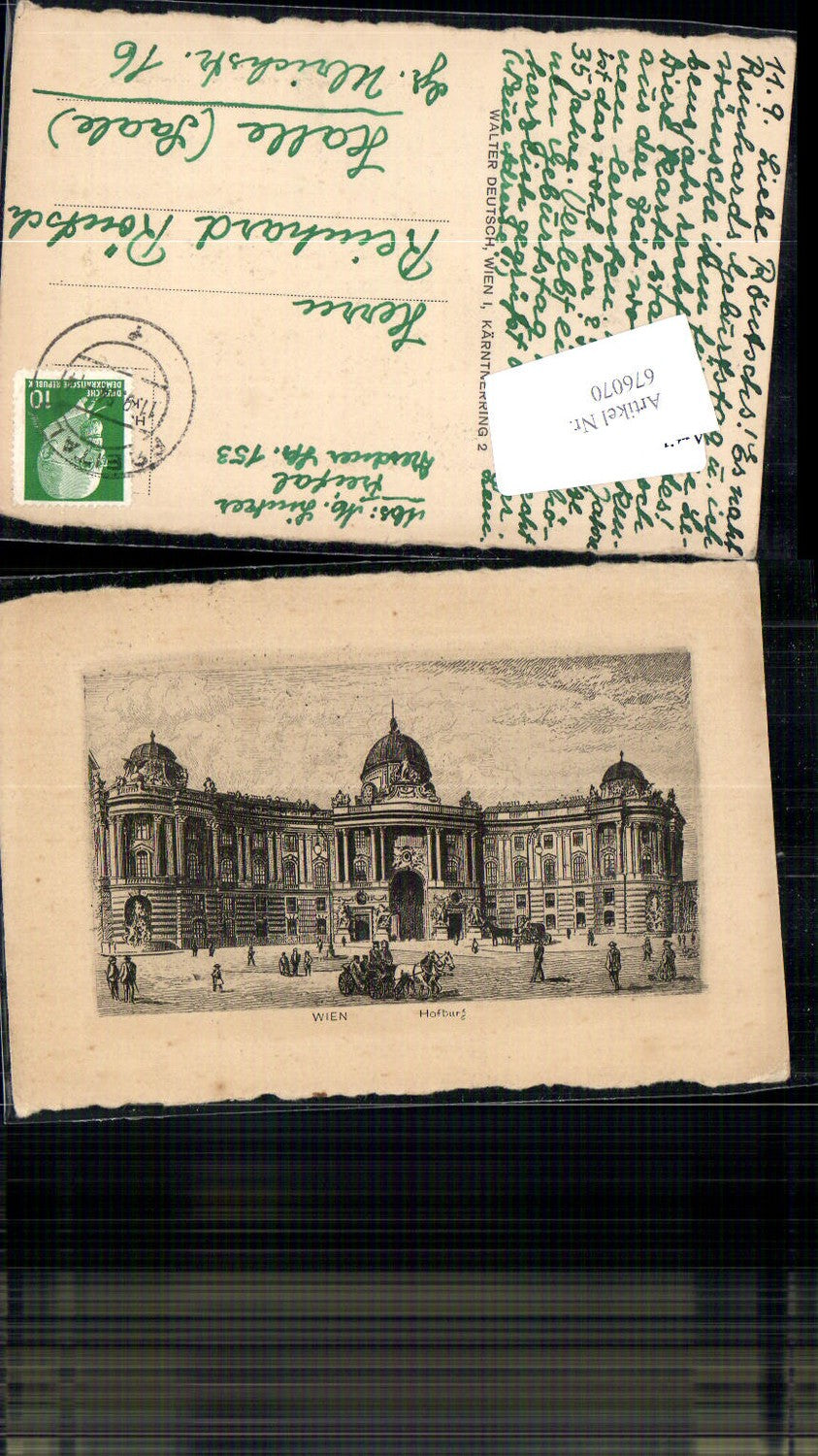 Alte Ansichtskarte – Old Postcard