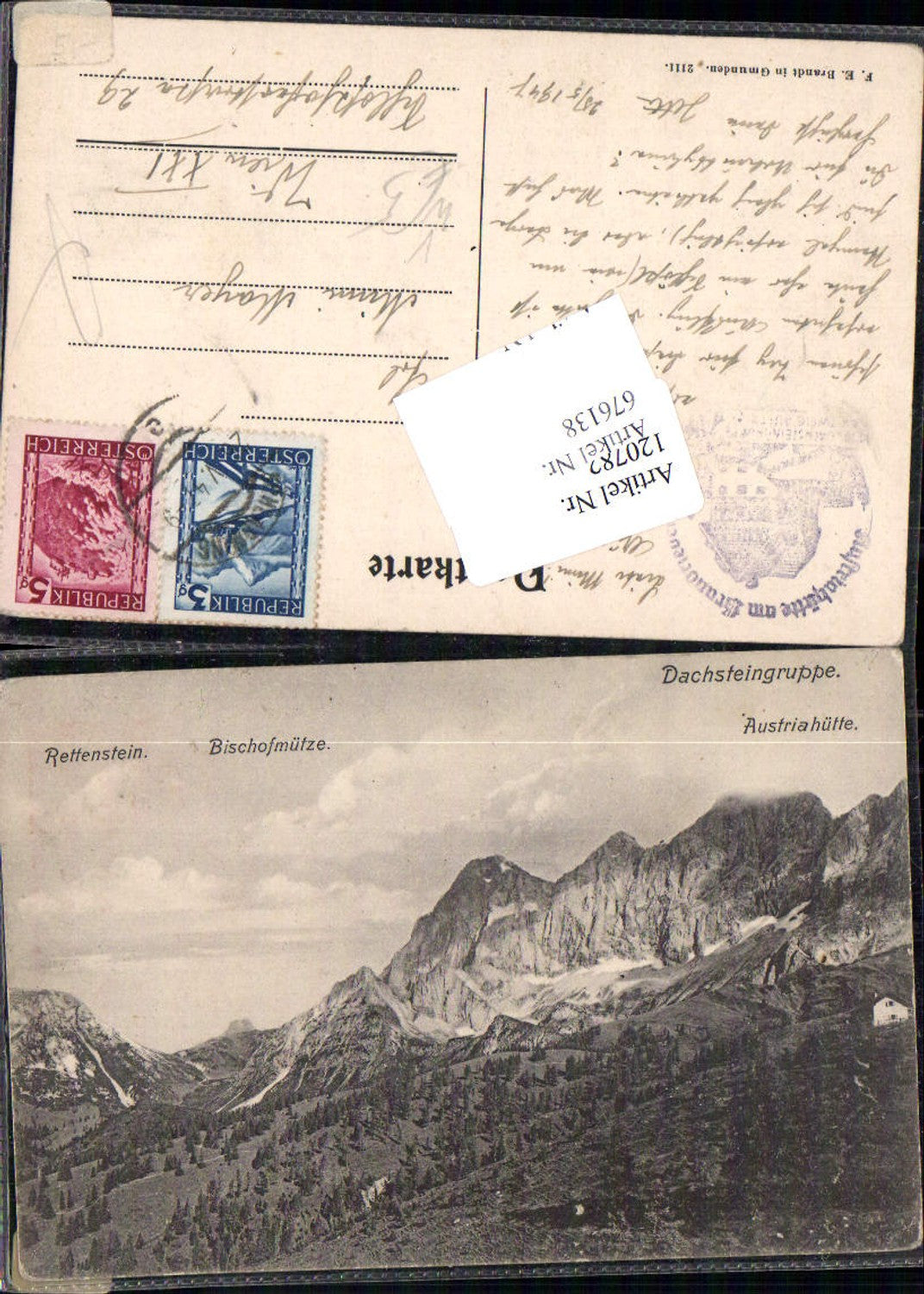 Alte Ansichtskarte – Old Postcard