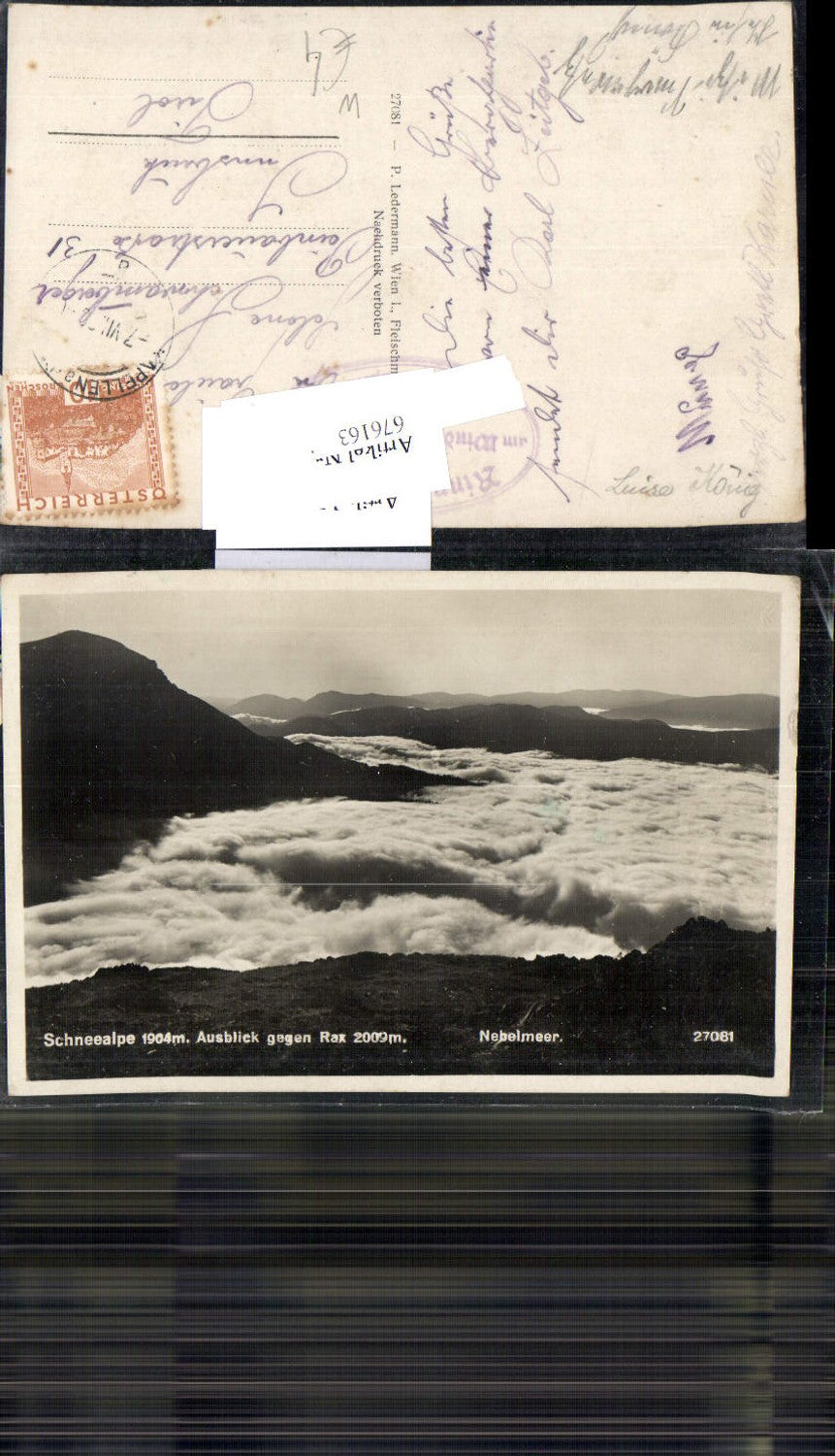 Alte Ansichtskarte – Old Postcard