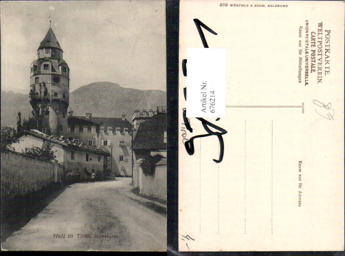 Alte Ansichtskarte – Old Postcard