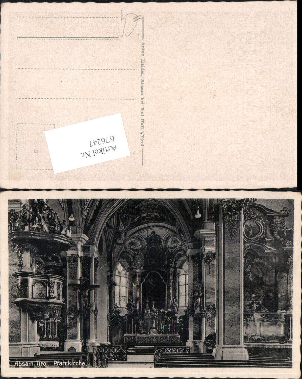 Alte Ansichtskarte – Old Postcard