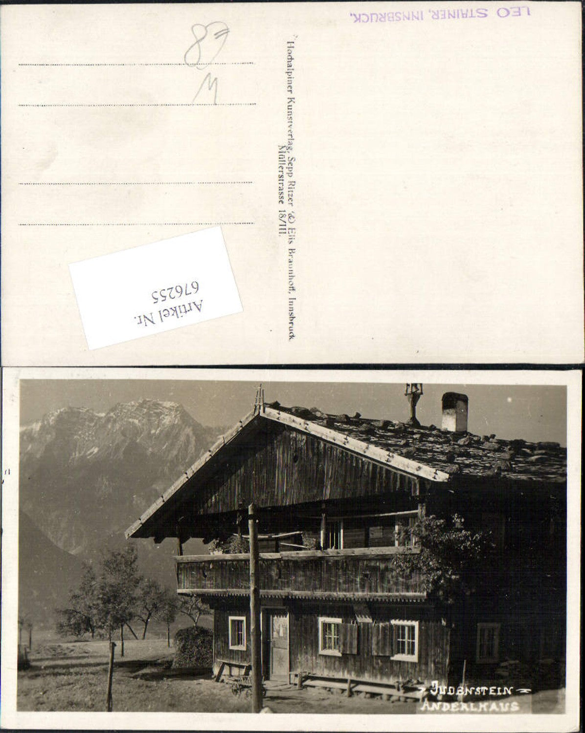 Alte Ansichtskarte – Old Postcard