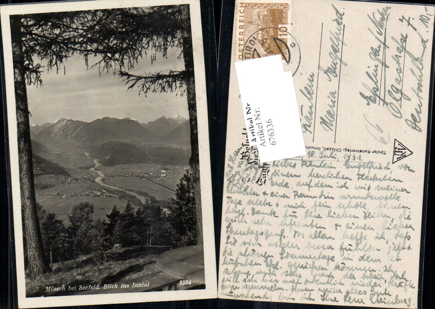 Alte Ansichtskarte – Old Postcard