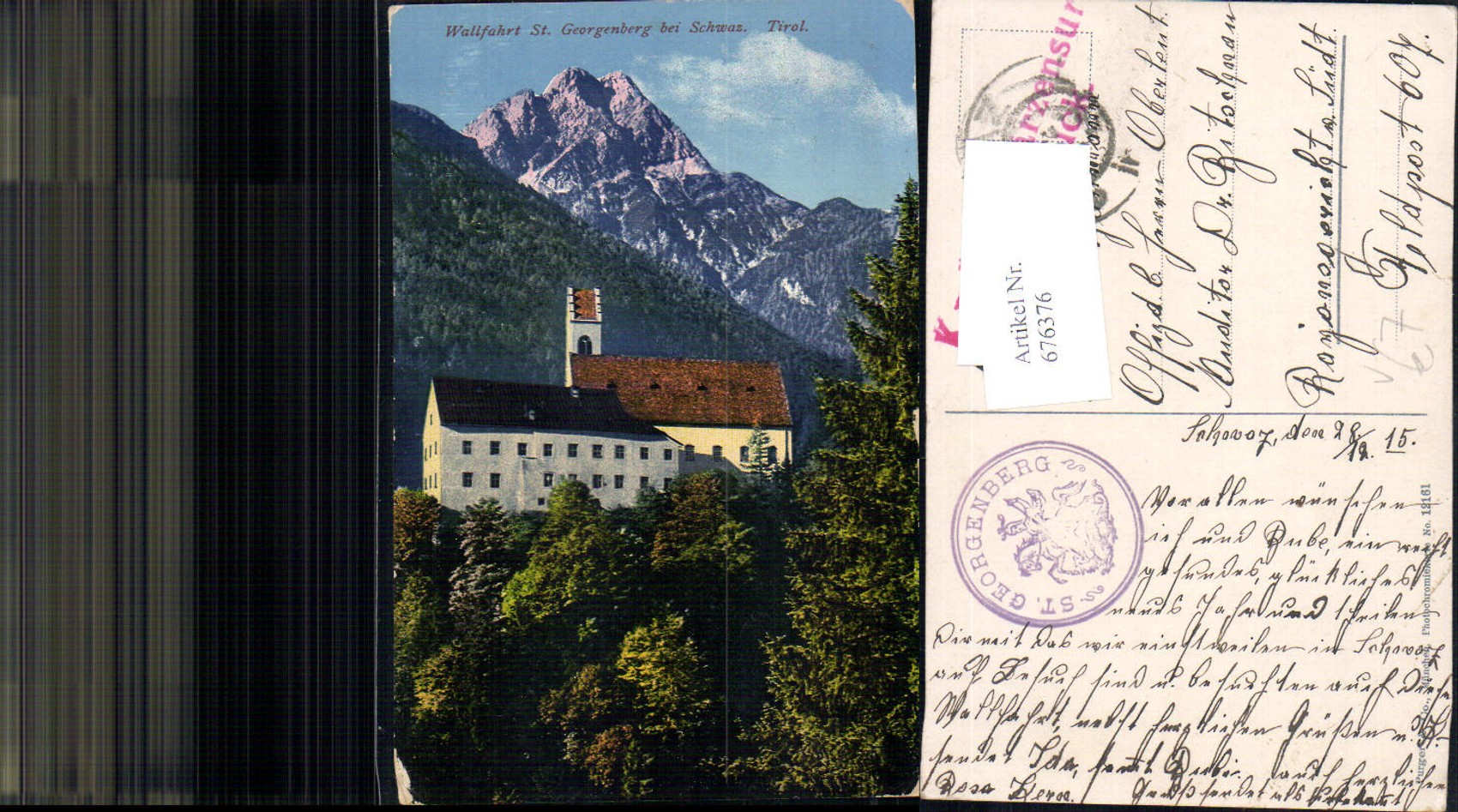 Alte Ansichtskarte – Old Postcard