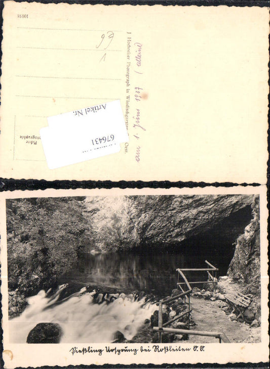 676431,Pießling Ursprung bei Roßleithen Roßleiten pub Hochreiter