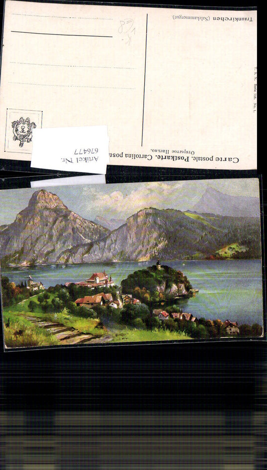 676477,Künstler AK Traunkirchen am Traunsee pub Theo Stroefer 756-1