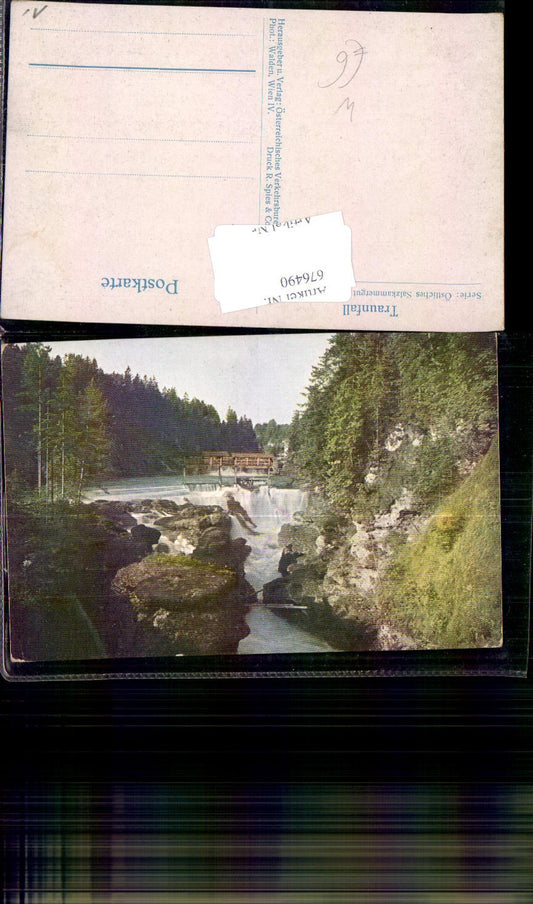 676490,Traunfall bei Roitham Gmunden