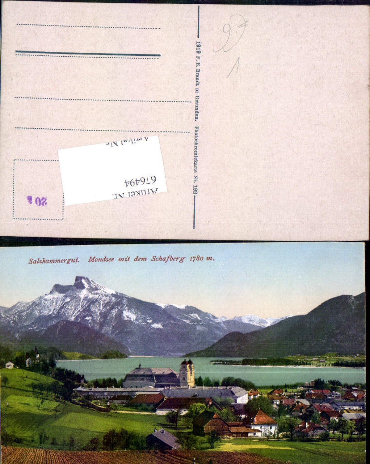 676494,Mondsee Schafberg pub Brandt 192