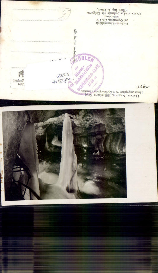 676559,Dachstein Rieseneishöhle Obertraun Höhlenkarte 93