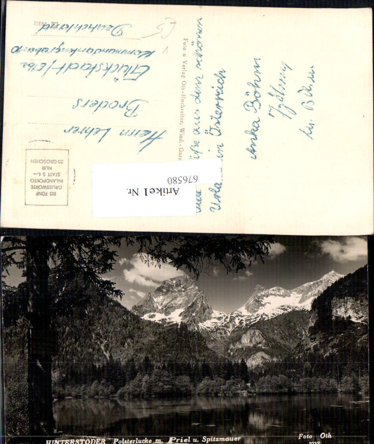 676580,Hinterstoder Polsterlucke m. Priel pub Foto Oth 2313