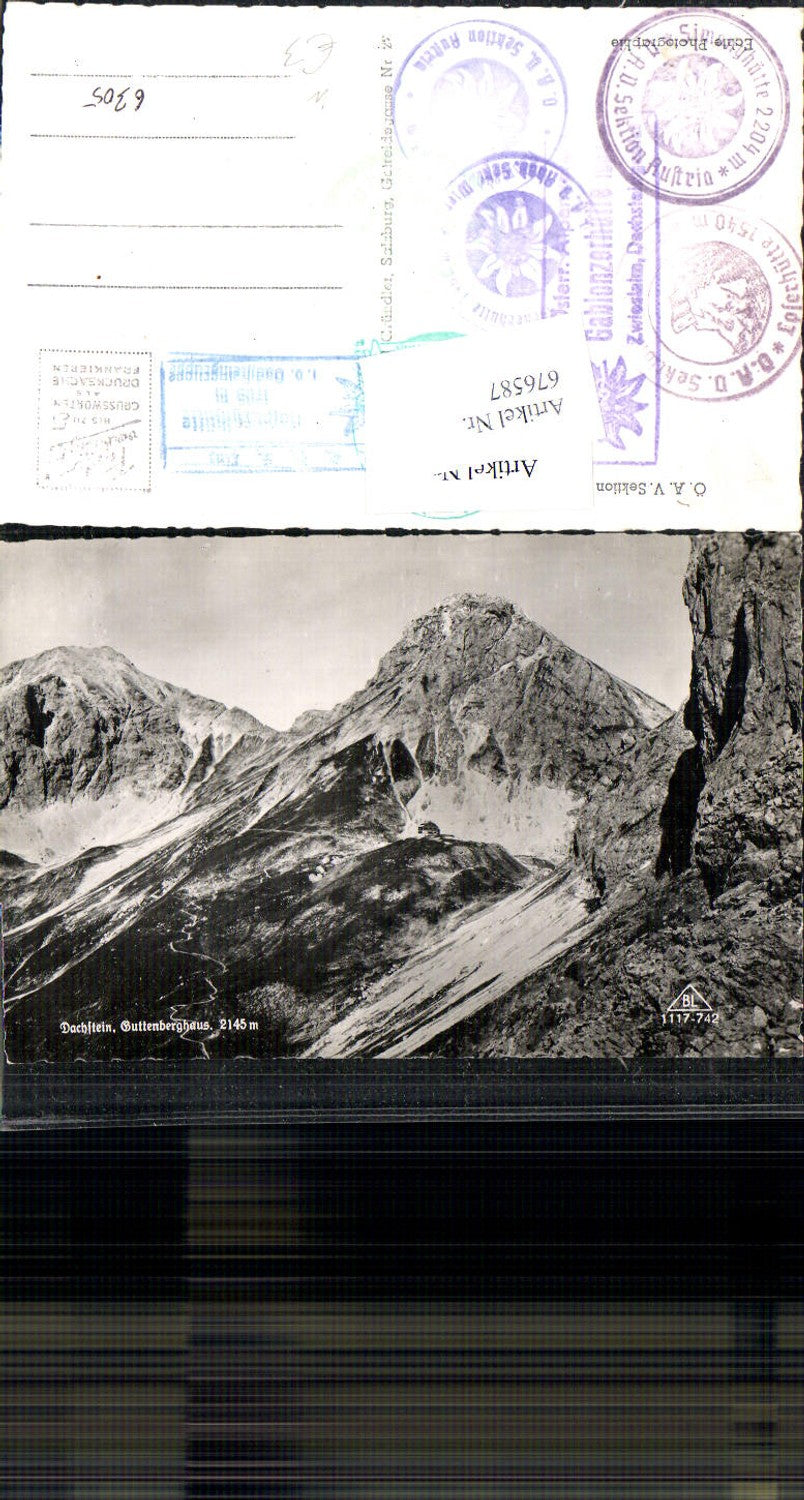 676587,Dachstein Guttenberghaus b. Gosau